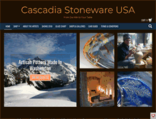 Tablet Screenshot of cascadiastoneware.com